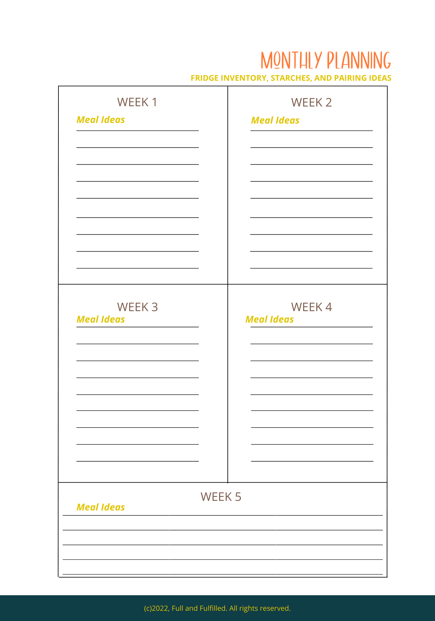 Starch Solution 365-Day Journal fullandfulfilled 50 50 plate 50/50 bowl starch solution McDougall Program 5050 diet wfpb vegan plant based E-Download fullandfulfilled